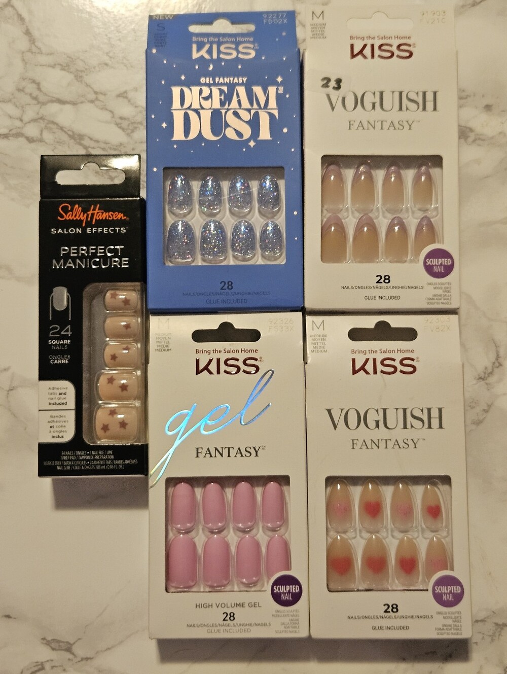 KISS press on nails - assorted